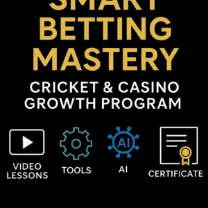 Get 99% Growth Smart Betting Mastery: Cricket & Casino